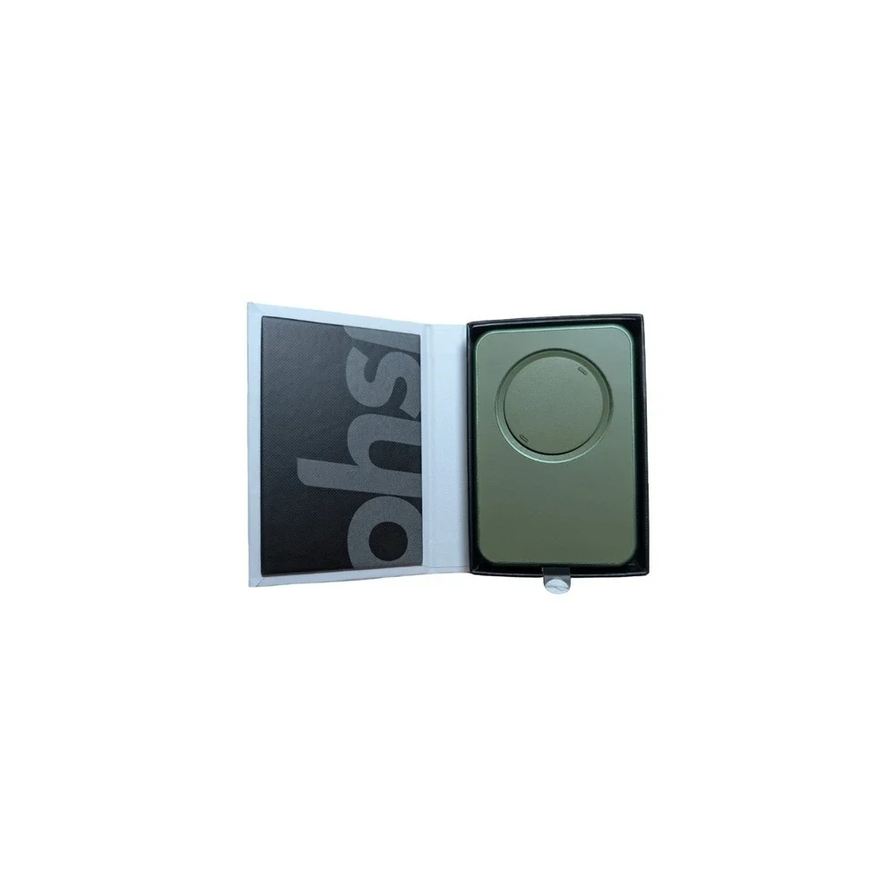 Gg4-O OhSnap Snap Magnetic MagSafe Phone Grip RFID Card Wallet - Crocodile Green